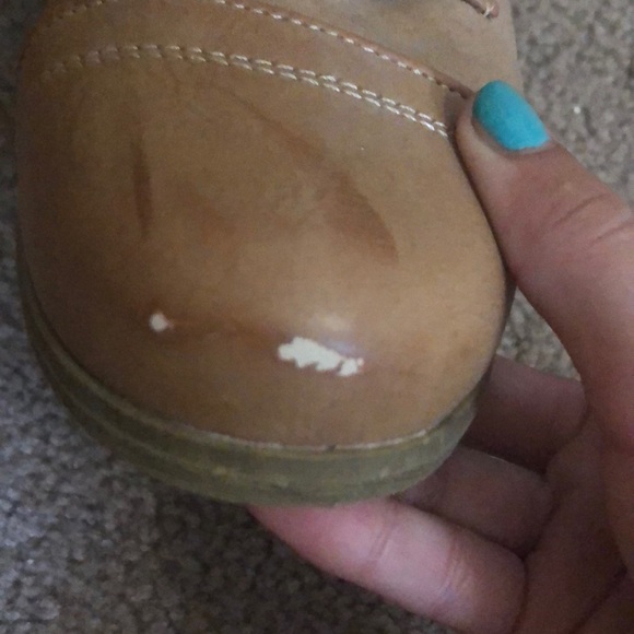 Brown wet seal mid-calf boots size 9 - Picture 4 of 5